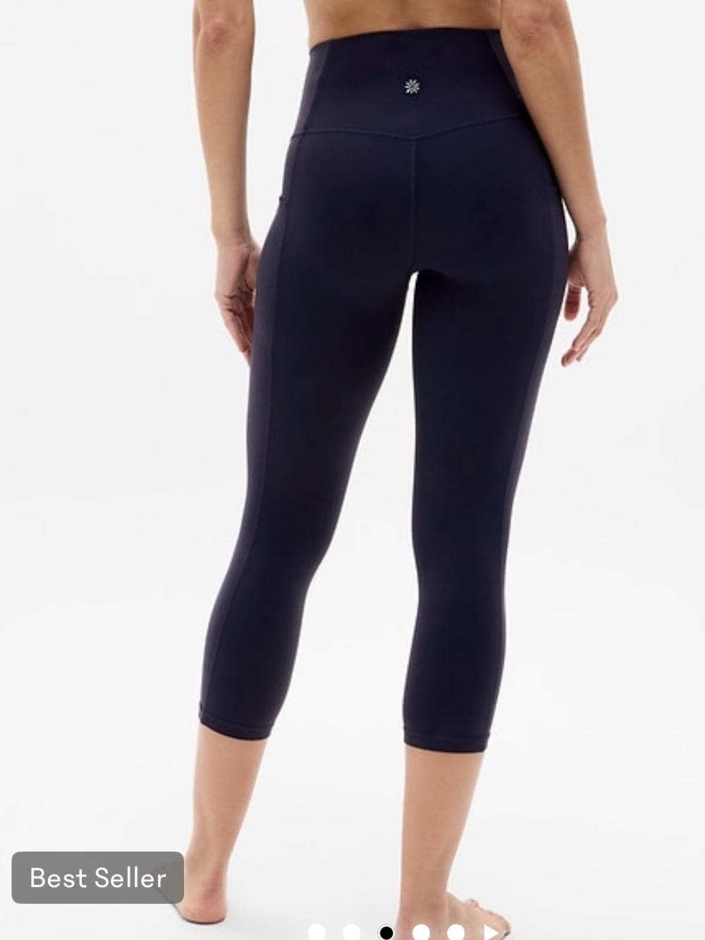 Athleta Salutation Stash Capri - Dark Navy size XS like new condition